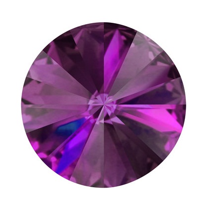 Rivoli Swarovski Elements - Amethyst Foiled 16mm